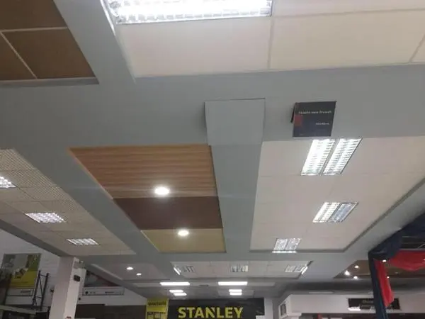 Projeto de gesso em Guarujá - sala de jantar com sanca